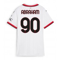 Camiseta AC Milan Tammy Abraham #90 Visitante Equipación para mujer 2024-25 manga corta